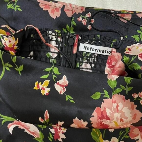 Reformation Frankie Silk Dress - Polina - Picture 7 of 9